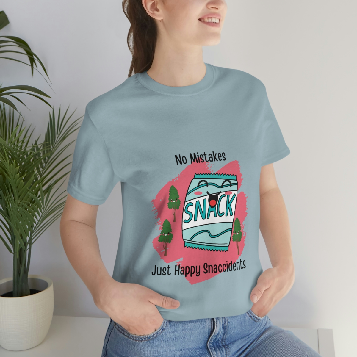 No Mistakes, Just Happy Snaccidents t-shirt